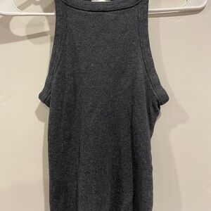Sleeveless Gray Women's Top